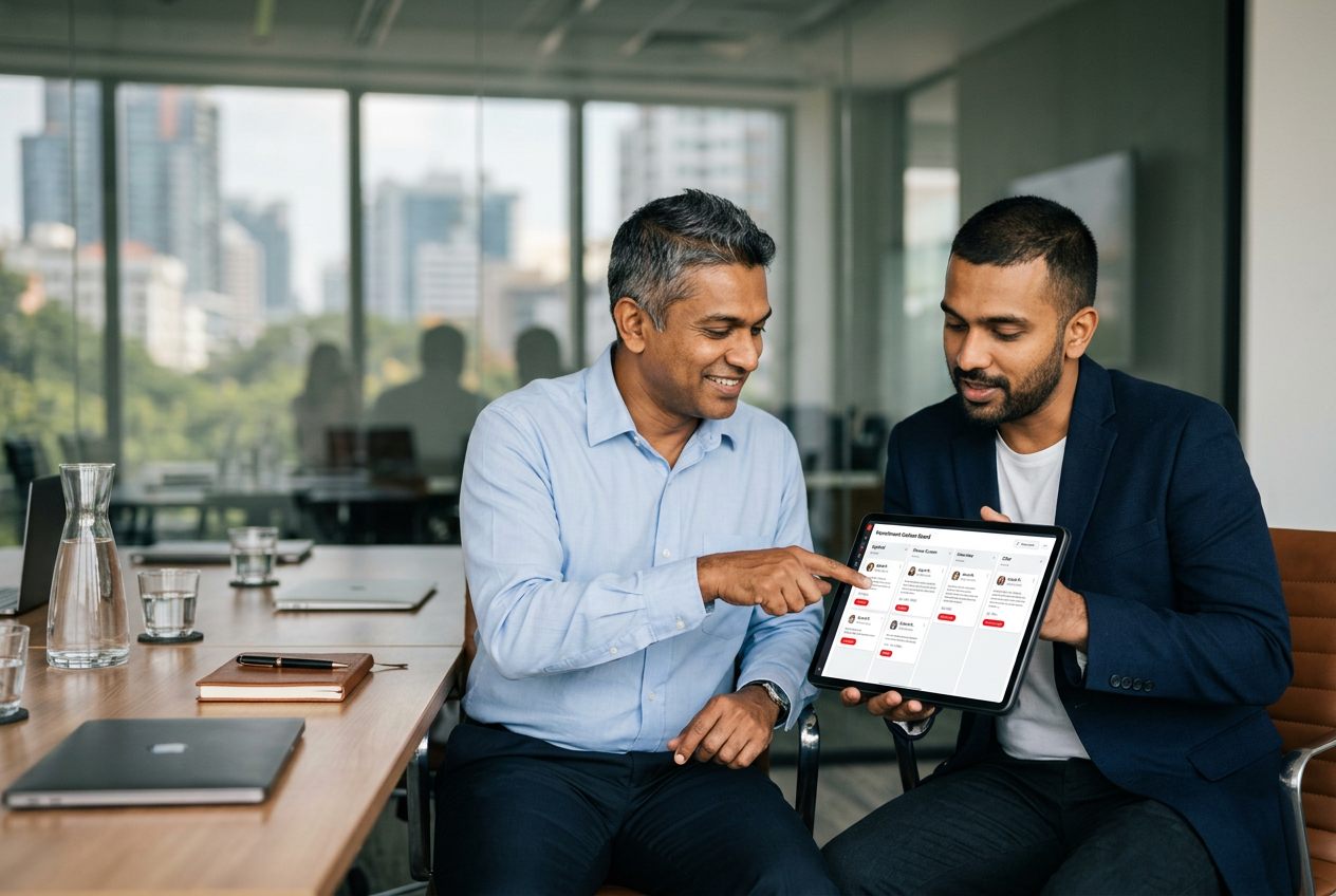 Managers review pipelines anywhere